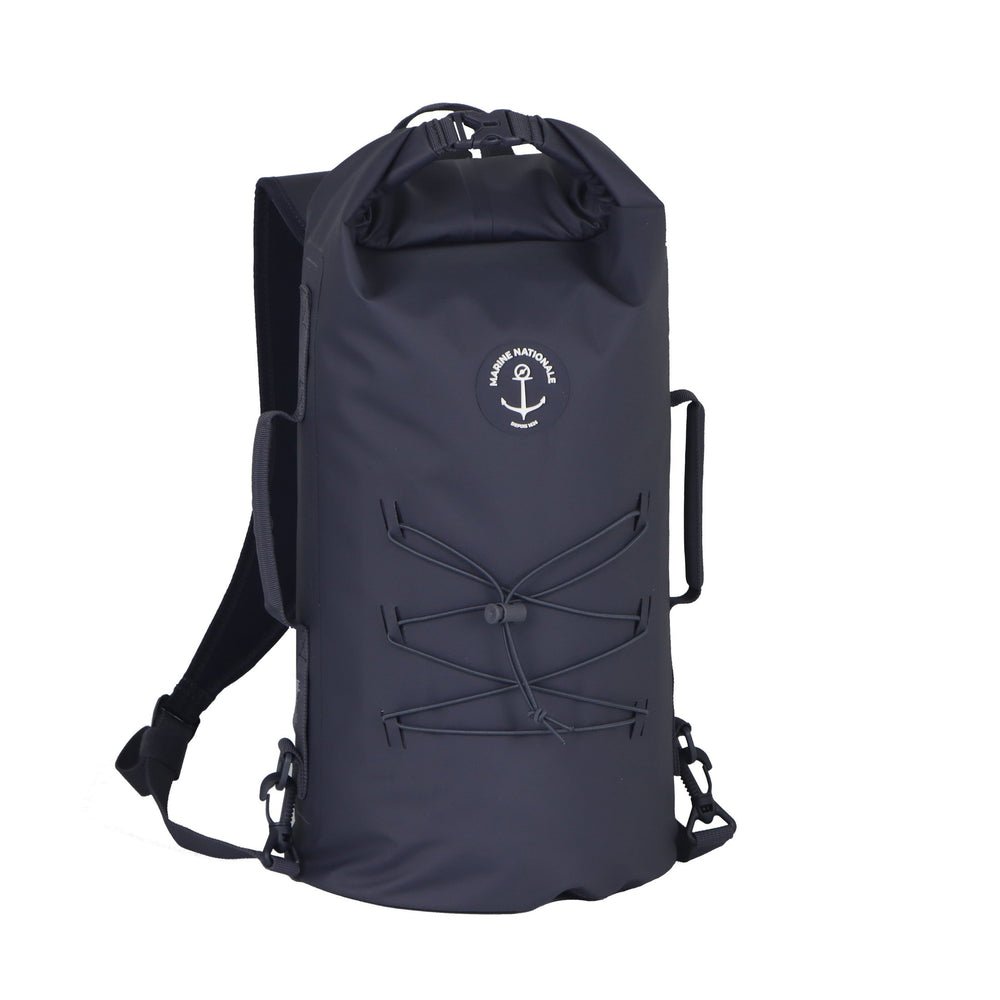 Sac à dos étanche Persée 20 Marine Nationale en bleu marine, vue de profil