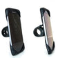 Support téléphone Twist & Scoot fixé sur guidon, vue de profil