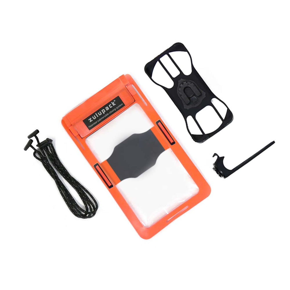 Support téléphone étanche Twist & Ride avec dragonne, vue détachée